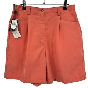 Vintage Adidas NWT Pleated Shorts Salmon Women’s Size 10